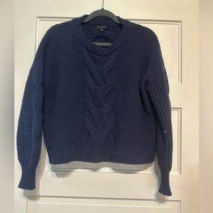 J Crew wool cropped sweater